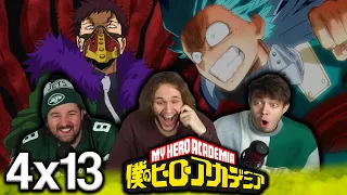 DEKU USED 100%!!! | My Hero Academia 4x13 "Infinite 100%" Group Reaction!