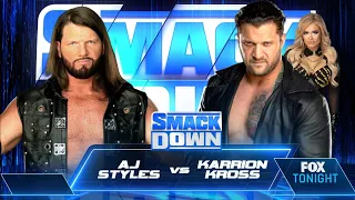 AJ Styles Vs Karrion Kross - WWE Smackdown 11/08/2023 (En Español)