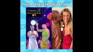 PAOLLA OLIVEIRA DA BEIJO EM DIOGO NOGUEIRA NO SHOW #shorts #paollaoliveira #diogonogueira