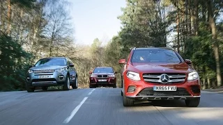 Mercedes Benz GLC vs Land Rover Discovery Sport vs BMW X3