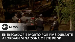 Entregador é morto por PMs durante abordagem na zona oeste de SP  | #SBTNewsnaTV (16/02/23)