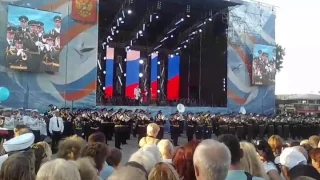 Дефиле военных оркестров "На страже мира - 2017" Севастополь. День России