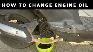 How To Change Engine Oil Of Sym scooter