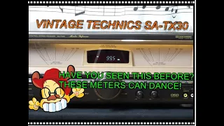 Vintage Technics SA-TX30 Receiver Specs & Review | Great VU Meters!