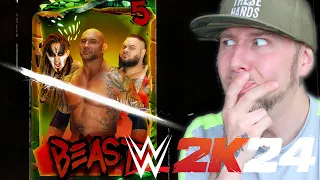 WWE 2K24 we going BEAST MODE in My Faction