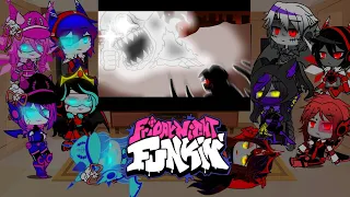 ||Gacha Club|| Transformers react to ||FNF|| TRICKY VS EVIL BOYFRIEND (part 1) @miki_mikochan7255