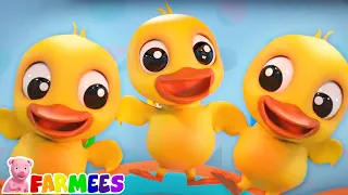 Five Little Ducklings | Kindergarten Songs | Nursery Rhymes for Toddlers | Kids Cartoon Videos