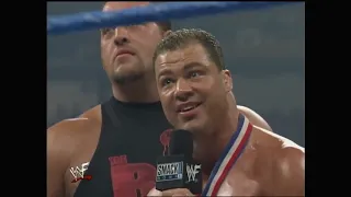 Chris Jericho wants Kurt Angle to shut the hell up. WWE Smackdown. February 24, 2000