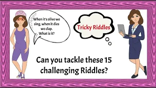 Can you solve these 15 tricky riddles? | only a genius can pass this quiz | brain teasers