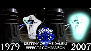 Doctor Who: Destiny of the Daleks Effects Comparison