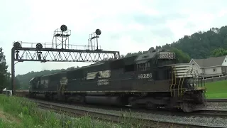 Railfanning between Cassandra and Altoona PA w/ PRR CPL's, AMTK 145 and NS 4005 7/28/17