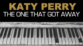 Katy Perry - The One That Got Away Karaoke Instrumental Acoustic Piano Cover Lyrics LOWER KEY