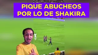 Pique abucheos por Shakira - Las Vegas