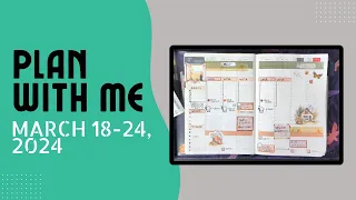 Plan With Me | March 18-24, 2024 | Hobonichi Cousin