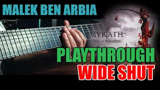 #MYRATH  -WIDE SHUT - MALEK BEN ARBIA - [ GUITAR PLAYTHROUGH ] 🔥