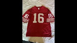 San Francisco 49ers Authentic Joe Montana 1990 Home Jersey
