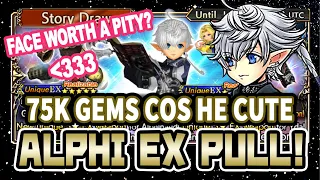 DFFOO GL - Alphinaud EX Banner Pulls - His cuteness is worth 75K GEMS?!