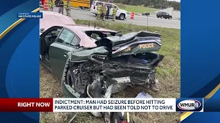 Man had seizure before crashing into New Hampshire State Police cruiser, court documents say