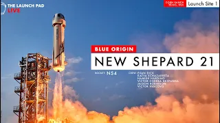 LAUNCHING NOW! Blue Origin New Shepard 21