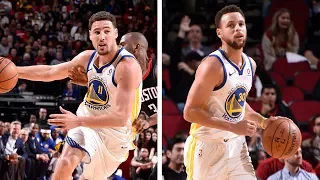 Stephen Curry & Klay Thompson Combine For 57 Points in Road Victory Over Rockets | January 4, 2018