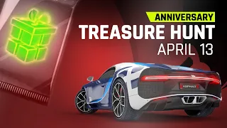 Asphalt 9 TREASURE HUNT - April 13 - Daily Alert For Location of Anniversary Treasure Hunt