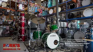 Tama (Made in Japan) Starclassic Maple 3pc Drum Kit - "British Racing Green Lacquer"