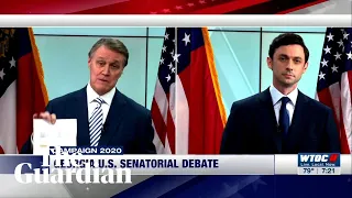 'You're a crook': barbs-strewn Georgia election debate goes viral