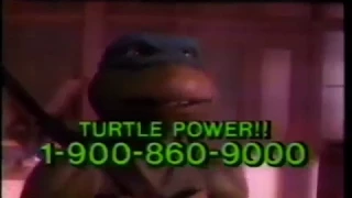 Teenage Mutant Ninja Turtles Movie Soundtrack Hotline Ad (1990) (windowboxed)