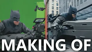 The Flash (2023) Behind the Scenes vs. Actual Movie (Batman Scenes)
