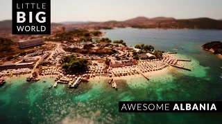 Awesome Albania  in 4k | Little Big World | Aerial & Time lapse & Tilt shift