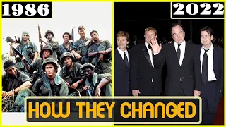 PLATOON 1986 Cast Then and Now 2022 - How They Changed & Who Died