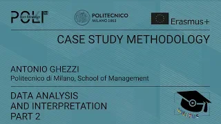 Data analysis and interpretation - part 2 (Antonio Ghezzi)