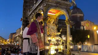 Festa Santa Venera ‘22 - Acireale. Trionfale Uscita e Spettacolo Pirotecnico. Emozionante