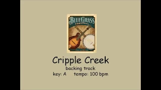 Cripple Creek - bluegrass backing track