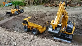 Rc Construction Models Building A Dam | @CarsTrucks4Fun