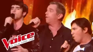 Tina Turner - Another Hero | Garou, Louis Delort, Atef | The Voice France 2012 |Demi-Finale
