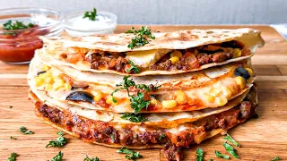 Yummy Beef Quesadilla Recipe: easy recipe Cabbage Tortilla