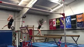 Cat Leap Side Aerial on Beam (Class of 2021)