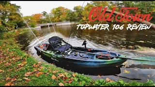 Oldtown Topwater 106 (Sportsman 106) Fishing Review 2023 | Kayak Pond Fishing (Bass & Pike)