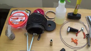 Tools needed: WATCH THIS BEFORE replacing stern drive Bellows, Bearing and Shift cable