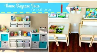 HOME DAYCARE TOUR | SMALL SPACE | DAYCARE PROVIDER