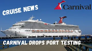 Cruise News 2021 - Carnival Cruise Drops COVID-19 Test At Terminal