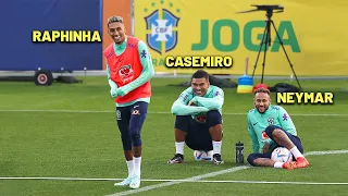 Neymar, Vinicius Jr, Antony Brazil SHOW in Training