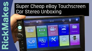 Super Cheap eBay Touchscreen Car Stereo Unboxing