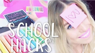 8 easy SCHOOL HACKS · Back to School ♥ BibisBeautyPalace