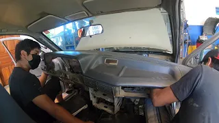 TimeLapse: Desmontaje de tablero Daewoo "Cielo" GLX 1997 "Taller de mecanica Automotriz Delgado"