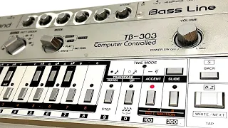 TB-303 and RE-303 making 6:06 Minutes of Acid Sounds - Happy 303 Day! 😊