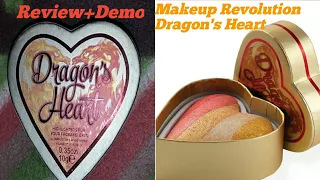 Makeup Revolution/Heart Makeup/Dragon Highlighter Review+Demo....(in bengali)