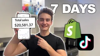 1 Week Shopify Dropshipping Challenge ($20,000 PROFIT)