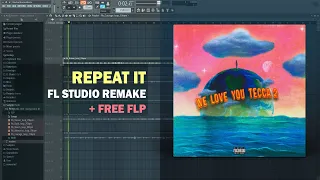Lil Tecca - REPEAT IT ft. Gunna (FL Studio Remake + Free FLP)